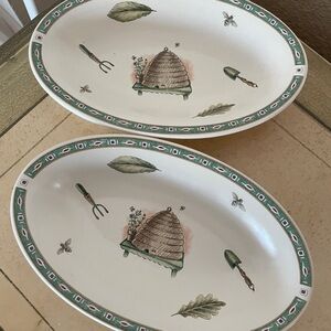Pfaltzgraff Naturewood Oval Dessert dishes